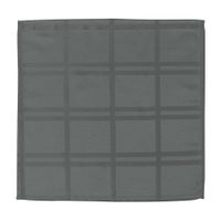 Set de 4 Servilletas con Relieve Gris de 40X40 Cm - Viva