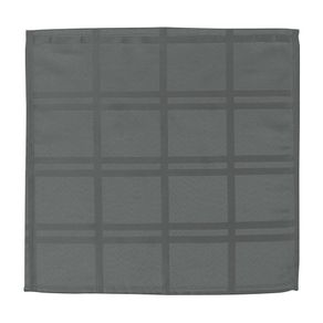Set de 4 Servilletas con Relieve Gris de 40X40 Cm - Viva