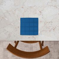Set de 4 Servilletas con Relieve Azul de 40X40 Cm - Viva