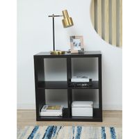 Librera de Cubos Mdf y Pvc Café 79x38x80 cm - Zmobili