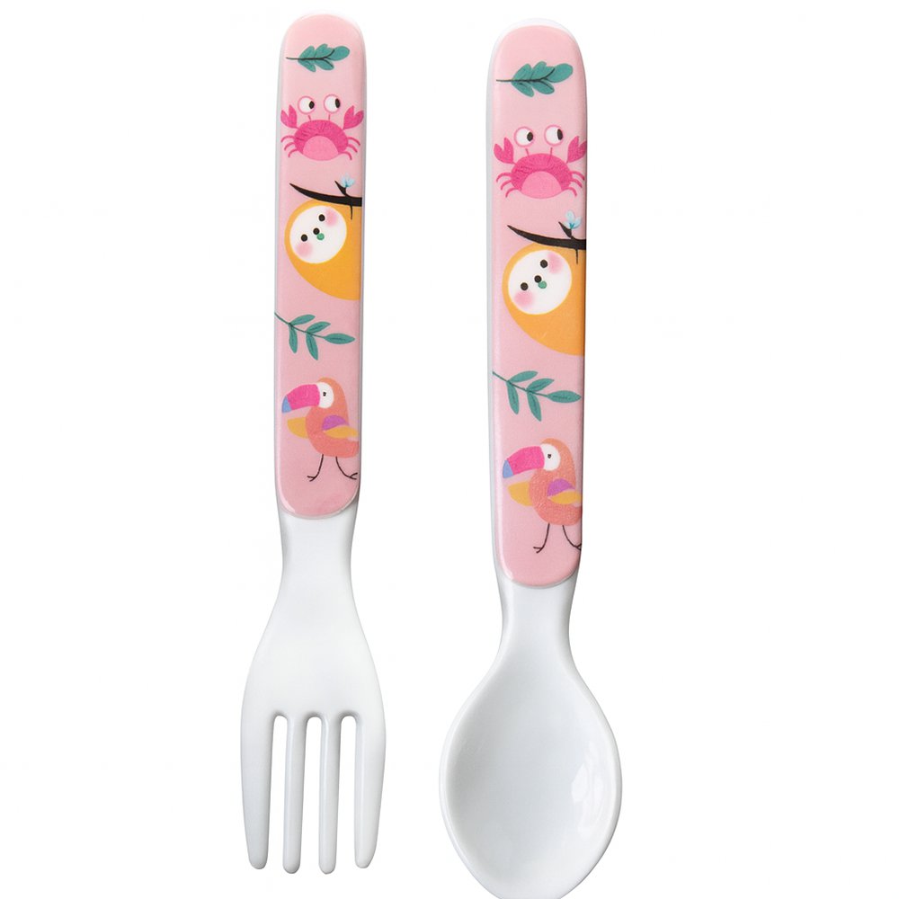 Set de Cubiertos Infantiles Diseño Animalitos
