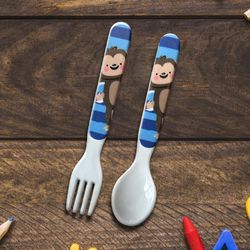 Set Cubiertos Infantiles Chicos Animalitos - Best Melamine