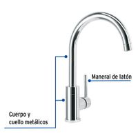Mezcladora Monomando Cuello Alto para Lavaplatos - Foset
