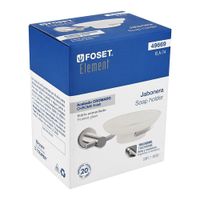Jabonera Element con Plato de Vidrio - Foset
