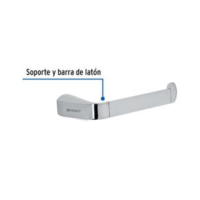 Portarollo de Papel Higiénico Cromado Riviera - Foset