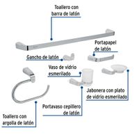Set de 6 Accesorios Riviera - Foset