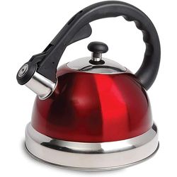 Tetera con Silbato Roja de 2.2 Qt - Mr. Coffee