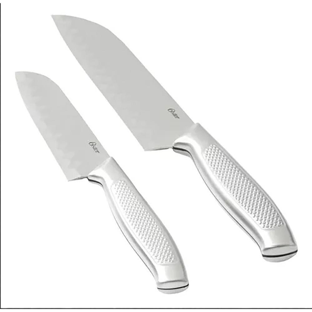 Set de 2 Cuchillos de Acero Inoxidable Color Plateado