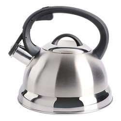 Tetera con Silbato Plateada 1.75 Qt - Mr. Coffee