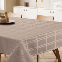 Mantel con Relieve Taupe de 180X240 Cm - Viva