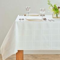 Mantel con Relieve Blanco de 180X260 Cm - Viva