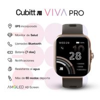 Smartwatch Viva Pro Café Moca - Cubitt