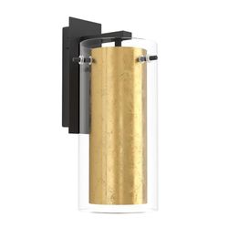 Lámpara de Pared Pantalla Cilíndrica de Cristal 40 W - Eglo