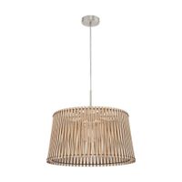 Lámpara Colgante Sendero Pantalla Listones de Madera Arce - Eglo