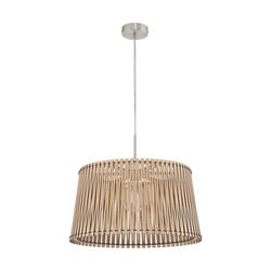 Lámpara Colgante Sendero Pantalla Listones de Madera Arce - Eglo