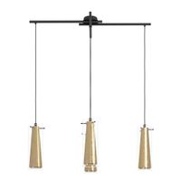 Lámpara Colgante Pinto Gold de 4 Pantallas Cilíndricas 40 W - Eglo