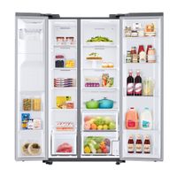 Refrigeradora Side By Side Plateada de 22 Pies³ - Samsung