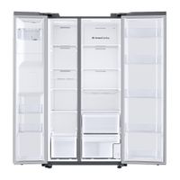 Refrigeradora Side By Side Plateada de 22 Pies³ - Samsung
