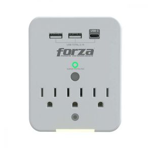 Protector de Corriente Fwt-331 con 3 USB - Forza