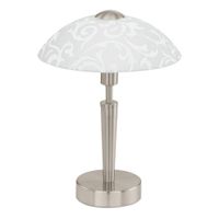 Lámpara de Mesa Touch Plateado - Eglo