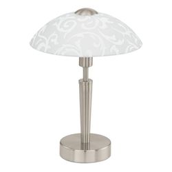 Lámpara de Mesa Touch Plateado - Eglo