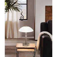 Lámpara de Mesa Touch Plateado - Eglo
