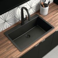 Lavatrastos 1 Fosa Negro - Moen