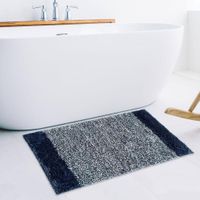 Alfombra Snow Rectangular para Baño Gris - Viva