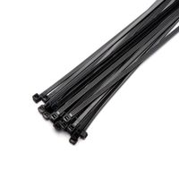 Cincho Estándar De 20 Plg Y 50 Lb Negro 25 Pzas - Volteck