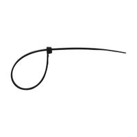 Cincho Estándar De 15 Cm Y 18 Lb Negro 100 Pzas - Volteck