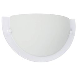 Lámpara de Pared Media Luna White Silver 60W - Zlumini