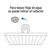 Cabeza de Ducha Cuadrada 10 Plg - Foset
