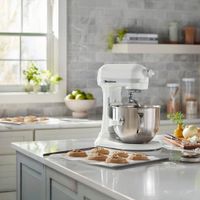 Batidora de Acero Inoxidable 11 Velocidades Blanca 7 Qt