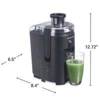 Extractor de Jugos Compacto Negro de 400 W - Hamilton Beach