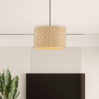 Lámpara de Colgar Café Natural de 60 W - Zlumini