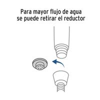 Cabeza de Ducha Riviera Níquel de Mano - Foset