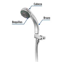 Cabeza de Ducha de Mano 5 Funciones Aqua - Foset