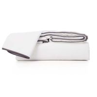 Set Funda de Duvet Pique Piping - Livim Natural Home Varios Tamaños