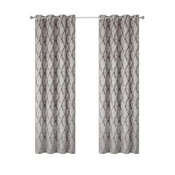 Cortina Jacquard Taupe de 140X240 Cm - Viva