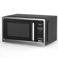 Microondas Negro de Acero Inoxidable 0.9 Pie - Rosthal