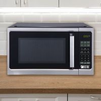 Microondas Negro de Acero Inoxidable 0.9 Pie - Rosthal