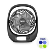 Ventilador de Mesa con Luz LED 7 Plg Colores Surtidos - Rosthal