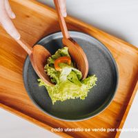 Cuchara De Madera Para Ensalada - Kikotem