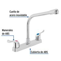 Lavaplatos Mezcladora Basic Tipo Cobra - Foset