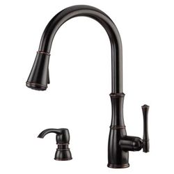 Mezcladora Wheaton para Lavatrastos Monomando Bronce - Pfister