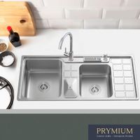 Lavatrastos-2-Fosas-110-X-48-Cm---Prymium