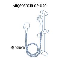 Manguera Cromada 60 Plg - Foset