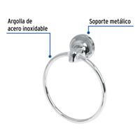 Toallero de Argolla Cromado Aqua -  Foset
