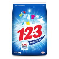 Detergente Maxi Efecto 9 Kilos Azul - 123