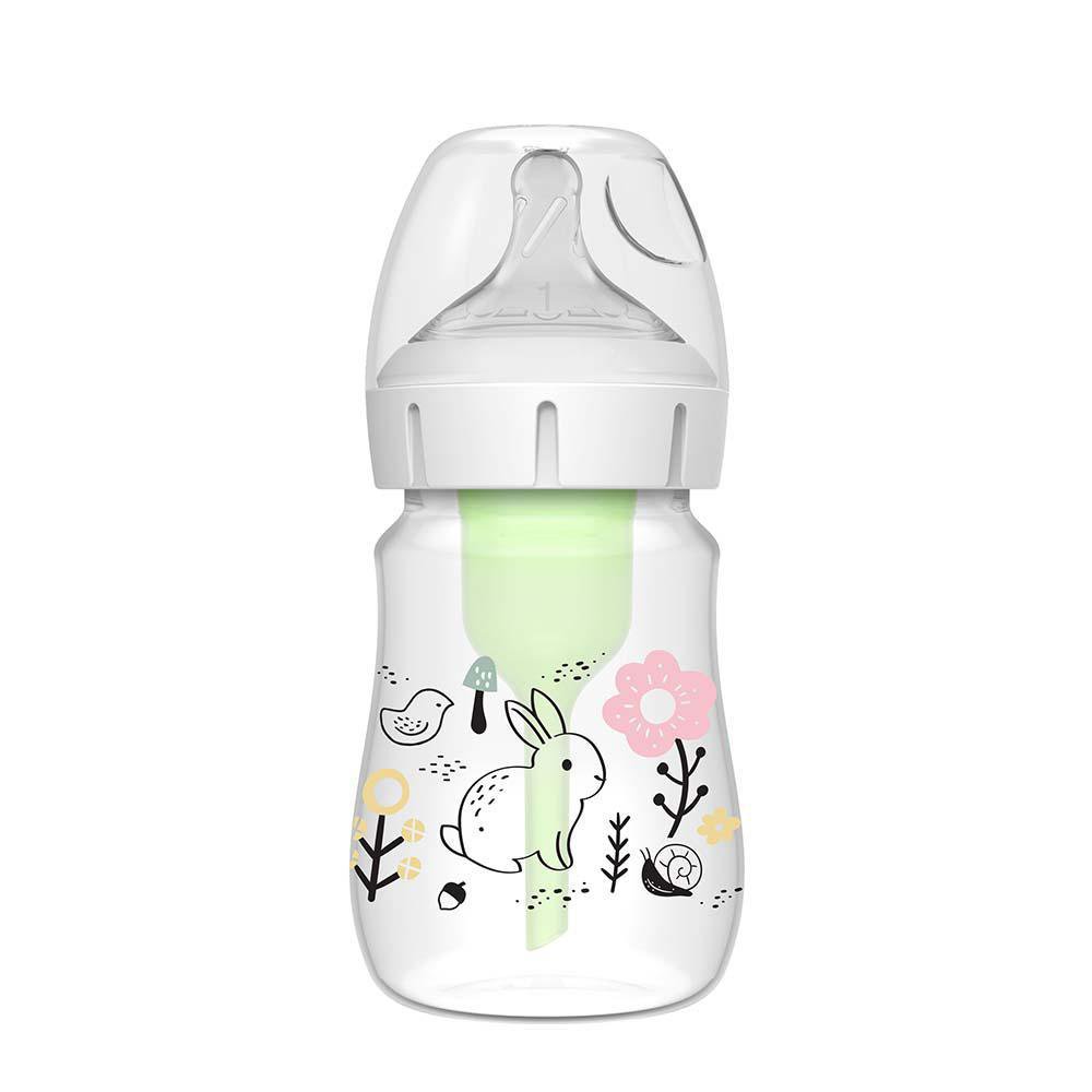 Pacha Options+ Anticólicos Diseño del Bosque de Boca Ancha de 5 Oz Pacha Natural Flow con…